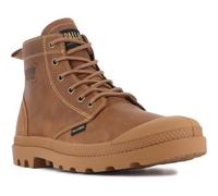 Palladium Pampa Zip Lth Legacy Mens Military Combat Boots Brown Size 8-11