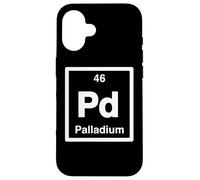 Palladium - Pd - Periodic Table of Elements - Science Gifts Case for iPhone 16