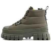 Palladium Women's Revolt Boot Overcush Sneaker, Green, 8 UK