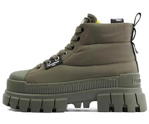 Palladium Revolt Boot Overcush 98863001, Boots, olive green, 3.5 UK