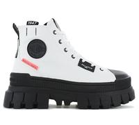 Palladium Revolt HI TX - Women's Platform Boots 97242-116 Canvas White NEW