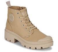 Palladium Shoes (High-top Trainers) PALLABASE TWILL in Beige 6.5
