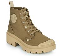 Palladium Shoes (High-top Trainers) Pallabase TWILL in Kaki 7