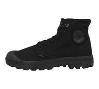 Palladium Monochrome Mid Top City Walk Canvas Mens Boot Black Mono UK 9 - 12
