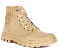 Palladium Unisex Mono Chrome Canvas Sneaker boot Shoes Warm Sand Size UK 8 NWB