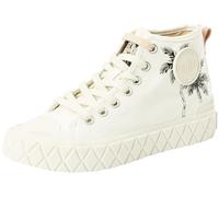 Palladium Unisex Palla Ace Mid Fest Sneaker, Cream White, 6 UK
