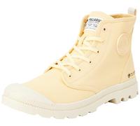 Palladium Unisex Pampa Hi Zip Organic Sneaker, Yellow Cream, 3.5 UK