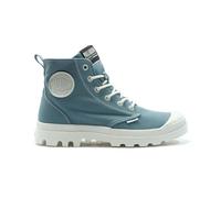 Palladium Unisex Pampa White Sneaker, City Blue, 3.5 UK