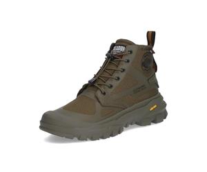 Palladium Unisex's Pallarider Ankle Boot, Green, 4 UK