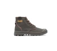 Men's Palladium Mens Pampa Hi Coated High Rise Lace Up Boots - Brown - Size: 11