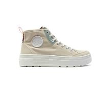Palladium Women's PALLASPHALT MID CVS Sneaker, Sand, 5 UK