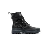 Palladium Women's Pallatrooper Ankle Boot, Black, 9 UK