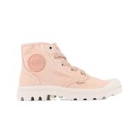 Palladium Women's Pampa Hi Boot, Vegan Canvas Lace Up Boot, Rose Stone, 8 UK