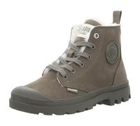 Palladium Women's Pampa Hi Zip WL Boot, Grey, 6.5 UK, grey, 7 UK
