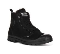 Palladium Women's 'Pampa Hi Zip Wl' Nubuck Leather Ankle Boots in Black | Size: 5 Palladium Black 5