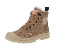 Palladium Women's Pampa Hi Zip Wool Sneaker Boots, Brown, 5.5 UK