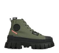 Palladium Women's Revolt Hi Tx Sneaker, Green, 6 UK