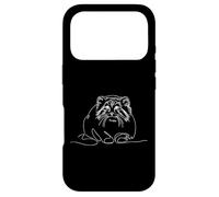 Pallas Cat Manul Line Art Wild Feline Illustration Case for iPhone 17 Pro
