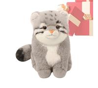 Pallas Cat Stuffed Animal Cuddly Soft Cute Home Decoration