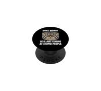 Pallas Katze Manul Cat Schwarzer Humor Katzen Motiv PopSockets Adhesive PopGrip