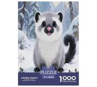 Pallas's Cat 1000 Piece Jigsaw Puzzles for Adults Perfect for Relaxation Jigsaw Puzzle Cute Pets Home Decoration for Adults Gifts 38x26cm/1000pcs