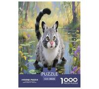 Pallas's Cat 1000 Piece Puzzle Games for Adults Perfect for Relaxation Jigsaw Puzzle Cute Pets Home Decors for Boys And Girls 38x26cm/1000pcs