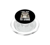 Pallas's Cats Coffee Slogan T | Grumpy morning cat PopSockets PopGrip for MagSafe