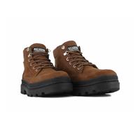 Pallatrooper Cuff 2WP+ Ankle Boots in Leather Bison