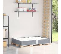 Pallet collar Grey 150x100cm Solid Pine Wood Stackable Foldable 20mm with hinges