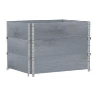 Pallet Collars Garden Raised Bed Vegetable Planter Box Solid Wood Pine vidaXL