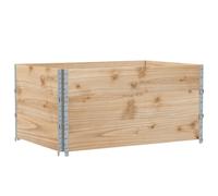 (grey, 120 x 80 cm/ 2 pcs) vidaXL Pallet Collars Garden Raised Bed Vegetable Planter Box Solid Wood Pine