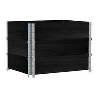 Pallet Collars Garden Raised Bed Vegetable Planter Box Solid Wood Pine vidaXL
