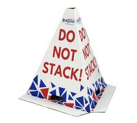 Pallet Cone DO NOT STACK Triangle Pallet Toppers, 767mm x 410mm, Pack of 20