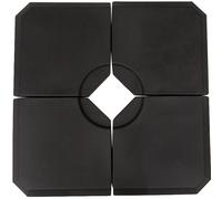 Pallet contains 15 units HD Polyethylene Sand or Water Fillable Parasol Base Black