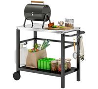 Pallet contains 29 units Outsunny Outdoor BBQ Table with Shelf, Outdoor Kitchen, Charcoal Grey