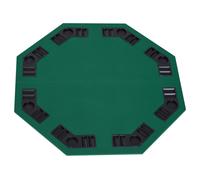 Pallet contains 32 units 1.2m/48 Inches Foldable Poker Table Top 8 Players Blackjack Chip Trays HOMCOM