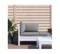 Pallet Cushion Set 3pcs Grey Oxford Fabric 60x60x9.5cm Seat and 60x38x13cm Back