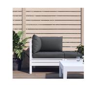 Pallet cushions 3-piece Anthracite Oxford fabric 60x60x9.5cm Seat Back Side Set