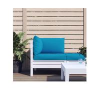 Pallet Cushions Light blue Oxford fabric 3pc set Seat 60x60x8cm Back 60x38x13cm