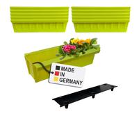 Pallet Flower Box 10X Light Green Insert For Hanging Plant Box