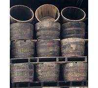 Pallet of 12 Half Whisky Oak Barrel Planters/Genuine Oak Whisky Barrels/Containers/Tubs/Features/Home and Garden