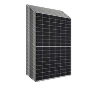 Pallet of 36 x 410W Sharp NU-JC410B Black Frame Monocrystalline Solar panels with high-efficiency PERC cells