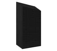 Pallet of 5 x 430W Sharp NU-JC430B Full Black Monocrystalline Solar panels with high-efficiency TOPCon cells