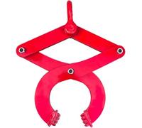 Pallet Puller Alloy Steel Drilling Plate Heavy-Duty Steel Single-Cut Red Clamp （1T）