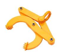 Pallet Puller Clamp Heavy Duty Steel Single Scissor for Pulling Pallets Bigger Jaw Opening Pallet Grabber Lifting Clamps （1T）