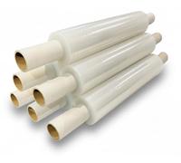 Pallet Stretch Wrap Roll | Water & Moisture Proof |Heavy Duty Plastic Luggage Shrink Wrap & Strong Industrial Cling Film for Removals & Warehouse Packaging (Clear (400mm x 200m), 6 Rolls)