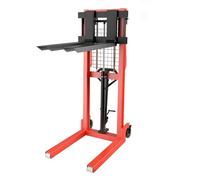 Pallet truck Hand Stacker 2T 90cm Fork Adjustable Width Swivel Wheels for Storage Workshop for warehouse industrial