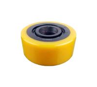 Pallet Truck Nylon Rollerswith Bearings, Pallet Jack PU Wheels 20mm Bore Polyurethane Load Drum Rollers Multiple Sizes(130x55x47 14)
