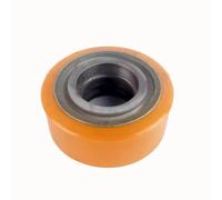 Pallet Truck Nylon Rollerswith Bearings, Pallet Jack PU Wheels 20mm Bore Polyurethane Load Drum Rollers Multiple Sizes(100x40x47 14)
