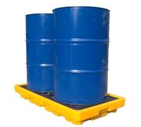 Pallets Anti-Leakage Platform, Oil Tank Spill Tray, Spill Containment Platform, Anti-Slip Storage Spill Platform, Warehouses Factory Garage Industrial Uses Leakproof Tray, Modular Stackable